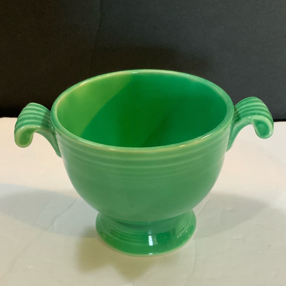 Vintage Fiesta Open Sugar Green Original Color HLC USA